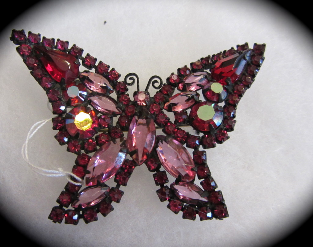 Weiss deals butterfly brooch